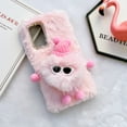 thumbnail image 1 of Decase Fluffy Furry Cute Case Compatible with Samsung Galaxy A13 5G, 3D Cartoon Furry Plush Case Design with Diamond , Soft Flexible Silicone Case Cover for Samsung Galaxy A13 5G, Pink, 1 of 7