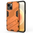 thumbnail image 1 of Decase For Apple iPhone 15 (2023 Release),Dual Layer Hybrid Heavy Duty Armor Phone Cover With Hidden Kickstand [Military Grade Drop Protection] For iPhone 15 - Orange, 1 of 11