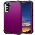 thumbnail image 1 of Decase For Samsung Galaxy A14 6.6 inch,Heavy Duty Shockproof Dual Layer Full Body Rugged Protective Hard PC Case Cover,Purple, 1 of 8