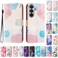 thumbnail image 1 of Decase For Samsung Galaxy S26 Flip Case,Shockproof Wallet Cover with 3 Credit Card Slot,PU Leather Magnetic Closure Phone Cover with Lanyard,E, 1 of 10