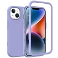 thumbnail image 1 of Decase For iPhone 14 Plus,6.7 inch Shockproof Rugged Full Body Protection Heavy Duty 3-layer Durable Case Cover,Lightpurple, 1 of 6