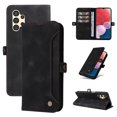 thumbnail image 1 of Decase for Galaxy A13 5G Wallet Case, PU Leather Flip Folio Case with Card Holders RFID Blocking Kickstand Shockproof TPU Inner Shell Phone Cover, Black, 1 of 7
