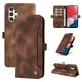 thumbnail image 1 of Decase for Galaxy A13 5G Wallet Case, PU Leather Flip Folio Case with Card Holders RFID Blocking Kickstand Shockproof TPU Inner Shell Phone Cover, Brown, 1 of 8