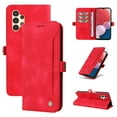 thumbnail image 1 of Decase for Galaxy A13 5G Wallet Case, PU Leather Flip Folio Case with Card Holders RFID Blocking Kickstand Shockproof TPU Inner Shell Phone Cover, Red, 1 of 7