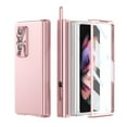 thumbnail image 1 of Decase Galaxy Z Fold 4 Cover,Full Body Protective Plating PC Cover Case with Magnetic Hinge Protection+Screen Protector+Pen Holder+Camera Lens Protector for Samsung Galaxy Z Fold4 2022 (7.6"),Pink, 1 of 7