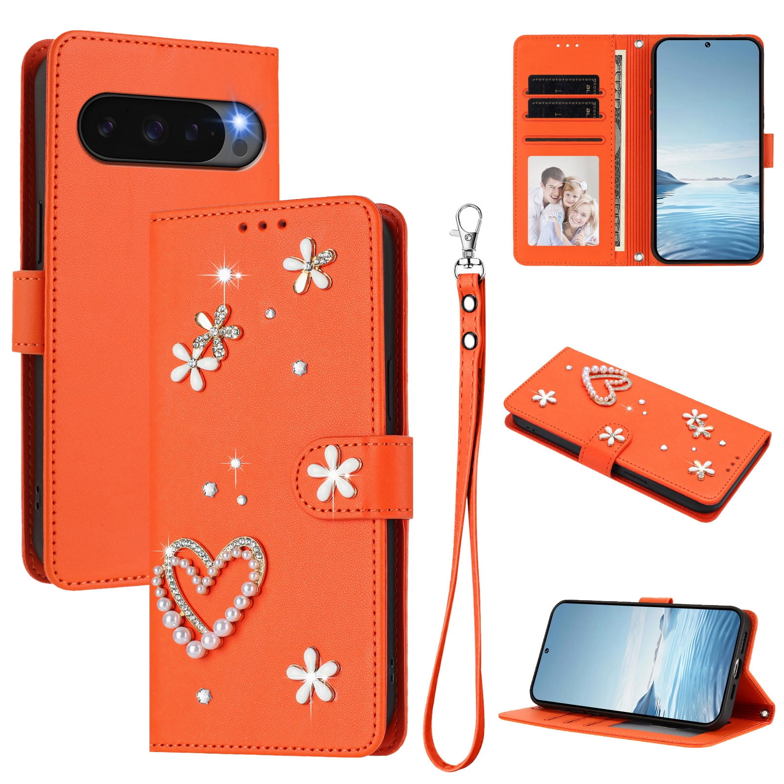 Decase for Google Pixel 10 /10 Pro Shockproof Phone Case,Rhinestone ...