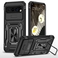 thumbnail image 1 of Decase for Google Pixel 8 Pro,Google Pixel 8 Pro Heavy Duty Case with Slide Camera Protector & Compatible with Magnetic Car Mount,Hybrid PC +TPU Dual Layer Protective Kickstand Phone Cover - Black, 1 of 7