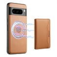 thumbnail image 1 of Decase for Google Pixel 8 Pro Wallet Phone Case,with Magnetic Detachable Card Slot,Compatible with MagSafe,Slim PU Leather Shockproof Kickstand Anti-Fall Magnetic Wallet Case Cover,Khaki, 1 of 8