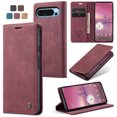 thumbnail image 1 of Decase for Google Pixel 9 Pro XL Case, PU Leather Wallet Case with Card Holder Slot and Magnetic Closure Flip Fold Shockproof Phone Case for Google Pixel 9 Pro XL,Winered, 1 of 10