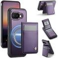 thumbnail image 1 of Decase for Google Pixel 9 Pro XL Wallet Case with Card Holder, Compatible with Mag-safe, RFID Blocking 2 in 1 Detachable Protective Phone Leather Cover with Kickstand for Women Men, Purple, 1 of 13