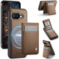 thumbnail image 1 of Decase for Google Pixel 9 Pro XL Wallet Case with Card Holder, Compatible with Mag-safe, RFID Blocking 2 in 1 Detachable Protective Phone Leather Cover with Kickstand for Women Men, Brown, 1 of 13