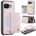 thumbnail image 1 of Decase for Google Pixel 9A Case (6.3") 2025, PU Leather Magnetic Phone Case with Removable Magnetic Wallet Purse, Compatible with Mag Safe, Lightweight Protective Slim Thin Cover,Pink, 1 of 11