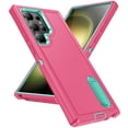 thumbnail image 1 of Decase Heavy-Duty 3-Layer Military Protection Case for Samsung Galaxy S25 Ultra Shock Resistant with Hidden Kickstand, Hybrid Bumper, Rugged Rubber Phone Cover, Rose+Mint, 1 of 8