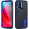 thumbnail image 1 of Decase Heavy Duty Case for Motorola Moto G Stylus (2023), Military Grade Drop Proof Protection Shockproof Rugged Kickstand Hybrid Phone Cover for Motorola Moto G Stylus (2023),Darkblue+Royalblue, 1 of 8
