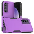 thumbnail image 1 of Decase Heavy-Duty Case for Samsung Galaxy S24 FE,Dual Layer Military Grade Drop Protection Anti-Fingerprint Anti-Scratch Hard Back Cover Silicone Bumper Shockproof Case for Galaxy S24 FE,Purple, 1 of 5