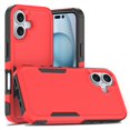 thumbnail image 1 of Decase Heavy-Duty Case for iPhone 16 Plus,Dual Layer Military Grade Drop Protection Anti-Fingerprint Anti-Scratch Hard Back Cover Silicone Bumper Shockproof Protective Case for iPhone 16 Plus,Red, 1 of 5