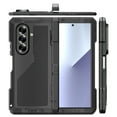 thumbnail image 1 of Decase Heavy Duty Phone Cover for Samsung Galaxy Z Fold 7 5G 2025 with Hinge Protection,Silicone Hard Shockproof Anti-Scratch Shell with Kickstand for Samsung Galaxy Z Fold 7 5G,Black, 1 of 6