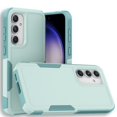 thumbnail image 1 of Decase Heavy-Duty Rugged Case for Samsung Galaxy S23 FE,Dual Layer Military Grade Drop Protection Anti-Fingerprint Anti-Scratch Hard Back Cover Silicone Bumper Shockproof Protective Case,Mint, 1 of 5