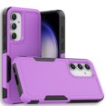 thumbnail image 1 of Decase Heavy-Duty Rugged Case for Samsung Galaxy S23 FE,Dual Layer Military Grade Drop Protection Anti-Fingerprint Anti-Scratch Hard Back Cover Silicone Bumper Shockproof Protective Case,Purple, 1 of 5