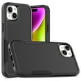 thumbnail image 1 of Decase Heavy-Duty Rugged Case for iPhone 15,Dual Layer Military Grade Drop Protection Anti-Fingerprint Anti-Scratch Hard Back Cover Silicone Bumper Shockproof Protective Case for iPhone 15,Black, 1 of 5