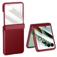 thumbnail image 1 of Decase Hybrid Case Compatible with Motorola Razr 60 Ultra/Razr Ultra 2025,Stylish Shock-resistant Hard PC+PU Leather Case Cover with Built-in Hinge Protection & External Screen Protector,Black, 1 of 8