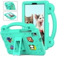 thumbnail image 1 of Decase Kids Friendly Case for Samsung Galaxy Tab A 8.0 Inch Tablet 2019 Model SM-T290/T295/T297, Galaxy Tab A7 Lite 8.7" 2021 SM-T220/T225/T227 Handle Hard Kickstand Soft EVA Foam Cover, Mint, 1 of 8