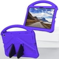 thumbnail image 1 of Decase Kids Tablet Cover for Amazon Kindle Fire Max 11 (13th Generation, 2023 Release), with Handle EVA Foam Shockproof Washable Slim Lightweight Foldable Rugged Kickstand Cover for Kids Adults,Purple, 1 of 1