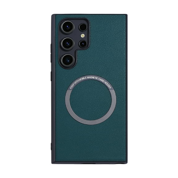 Decase Leather Case for Samsung Galaxy A54,Support Wireless Charging,Anti-Fingerprint Lightweight Anti-Scratch Hybrid Mag-Safe Magnetic Phone Cover for Galaxy A54 New - Green