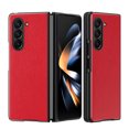 thumbnail image 1 of Decase Leather Case for Samsung Galaxy Z Fold 5 2023,Litchi Texture Leather Full Body Protective Hybrid PC Shockproof Slim All-inclusive Protecition Cover for Samsung Z Fold 5, Red, 1 of 8