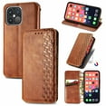 thumbnail image 1 of Decase Leather Wallet Case for iPhone 13 Pro Max PU Leather Embossed Case with Credit Card Slots Magnetic Closure Kickstand Flip Case for iPhone 13 Pro Max 6.7 inch,  Brown, 1 of 7