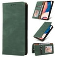 thumbnail image 1 of Decase Leather Wallet Case for iPhone 14 Plus Magnetic Closure with Card Slots Holders Money Pocket Kickstand Shockproof Protective Case For iPhone 14 Plus,Green, 1 of 7