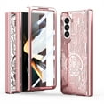 thumbnail image 1 of Decase Luxury Cover for Samsung Galaxy Z Fold 5,7.6 inch,Hinge Protection with Built-in Screen Protector Full Body Shockproof Plating Armor Case Cover for Samsung Galaxy Z Fold 5,Rosegold, 1 of 7