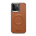 thumbnail image 1 of Decase Mag-Safe Leather iPhone 12 Pro Max Case,Business Anti-Scratch PU Leather Phone Case [Support Wireless Charging] Premium Magnetic Slim Cover Case for Apple iPhone 12 Pro Max,Brown, 1 of 7
