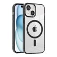 thumbnail image 1 of Decase Mag Safe for iPhone 14,Slim Clear Magnetic Case [Compatible with Magnetic Car Mount] Transparent Anti-Yellow Protective Phone Cover,for iPhone 14,black, 1 of 6