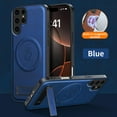 thumbnail image 1 of Decase Magnetic Case Compatible with Samsung Galaxy S23 Ultra, Detachable Folding Stand Phone Cover,Support Wireless Charging,Full Body Protection Cover,Shockproof Slim PC+TPU Hybrid Shell,Blue, 1 of 7