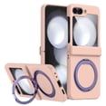 thumbnail image 1 of Decase Magnetic Case for Samsung Galaxy Z Flip 6 Compatible with Magsafe, Built-in Kickstand & TPU Hinge Protection Flip 6 Case, Matte PC Cover Ultra Shockproof Phone Case for Z Flip6,Pink, 1 of 7