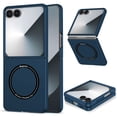 thumbnail image 1 of Decase Magnetic Case for Samsung Galaxy Z Flip 7 5G 2025,Lightweight Slim Fit Drop Matte Protection Cover,Rugged Shockproof Cover for Samsung Galaxy Z Flip 7 5G, Hard PC Protective Phone,Blue, 1 of 7