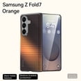 thumbnail image 1 of Decase Magnetic Case for Samsung Galaxy Z Fold 7 5G 2025, Slim Carbon Fiber Texture Hard PC Case,Compatible with Mag-Safe,Shockproof Flip Non-Slip Hybrid Phone Cover for Samsung Galaxy Z Fold 7,Orange, 1 of 7