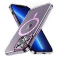thumbnail image 1 of Decase Magnetic Case for iPhone 13 Pro Max,Compatible with Mag-safe,Military-Grade Protection,Slim Stylish Non-Yellowing Shockproof Case for iPhone 13 Pro Max,Clear Anti-Scratch Back Cover,Pink, 1 of 8