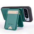 thumbnail image 1 of Decase Magnetic PU Leather Wallet Phone Case for Google Pixel 9, RFID Blocking, Mag-Safe Compatible, 2-in-1 Removable Card Holder,Shockproof Flip PU Leather Phone Cover,Green, 1 of 9