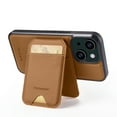 thumbnail image 1 of Decase Magnetic PU Leather Wallet Phone Case for iPhone 13 Mini, RFID Blocking, Mag-Safe Compatible, 2-in-1 Removable Card Holder,Shockproof Flip PU Leather Phone Cover,Brown, 1 of 10