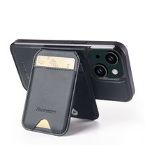 Decase Magnetic PU Leather Wallet Phone Case for iPhone 13 Mini, RFID Blocking, Mag-Safe Compatible, 2-in-1 Removable Card Holder,Shockproof Flip PU Leather Phone Cover,Black