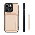 thumbnail image 1 of Decase Magnetic Wallet Case For Apple iPhone 15 Pro Max 6.7",Compatible 2 in 1 with Back Card Holder Detachable flip Classic PU Leather Rugged Slim Cover for Women Men - Khaki, 1 of 5