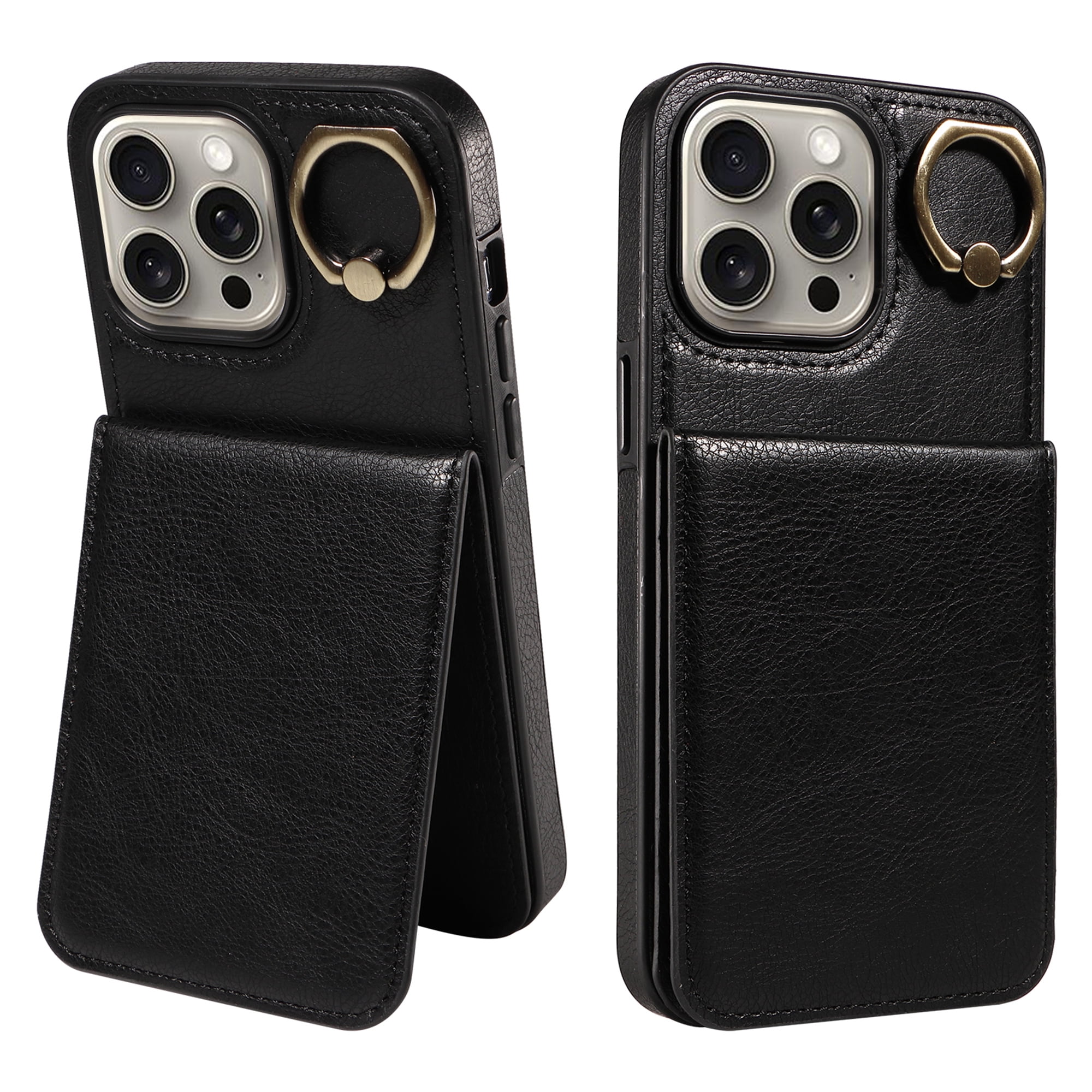 KIHUWEY For IPhone 16 Pro Max Case Wallet With Credit