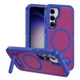 thumbnail image 1 of Decase Magnetic case for Samsung Galaxy S23 FE Case,Built-in Kickstand,Compatible with Mag-Safe, Dual-Layer Protection Military Grade Protective Phone Case for Samsung Galaxy S23 FE,Blue+Rose, 1 of 6