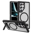 thumbnail image 1 of Decase Magnetic case for Samsung Galaxy S23 Ultra Case,Built-in Kickstand,Compatible with Mag-Safe, Dual-Layer Protection Military Grade Protective Phone Case for Samsung Galaxy S23 Ultra,Black+Clear, 1 of 9