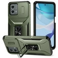 thumbnail image 1 of Decase for Motorola Moto G Power 5G 2024 Case with Slide Camera Protector,Military-Grade Shockproof Dual Layer Hybrid Phone Case Magnetic Kickstand Cover for Moto G Power 5G 2024,Green, 1 of 8