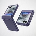 thumbnail image 1 of Decase for Motorola Razr 60 2025 case with Hinge Protection,Built-in External Screen Protector, Slim Shock Absorbing Case,Matte PC Anti-Slip Light-Weight Rugged Cover for Moto Razr 60/Razr 2025,Blue, 1 of 13