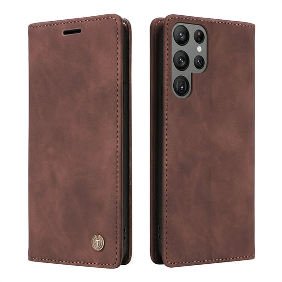 Decase Multi-Function Wallet Case for Samsung Galaxy A53 5G, Premium Leather Flip Wallet Magnetic Kickstand Card Holder,Hybrid Rugged Shockproof Anti-Fall Protective Cover, coffee