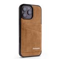 thumbnail image 1 of Decase PU Leather Shockproof Hybrid Case for iPhone 16 Pro Max with Magnetic Card Holder & Slim Back Cover,Credit Card Slots,Durable Stylish Protective Flip Wallet Cover for iPhone 16 Pro Max,Brown, 1 of 6